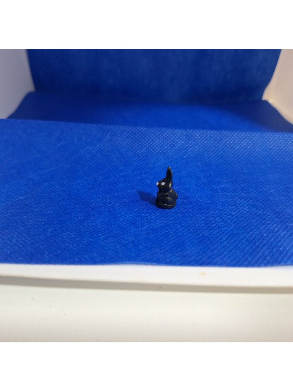 Polly Pocket Black Rabbit Figure Vintage 90s 1991 Mini Bunny - Picture 10 of 11